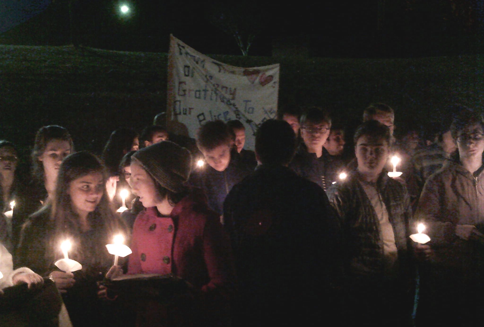 Robin, Mani Aldridge Honored At CHS Vigil