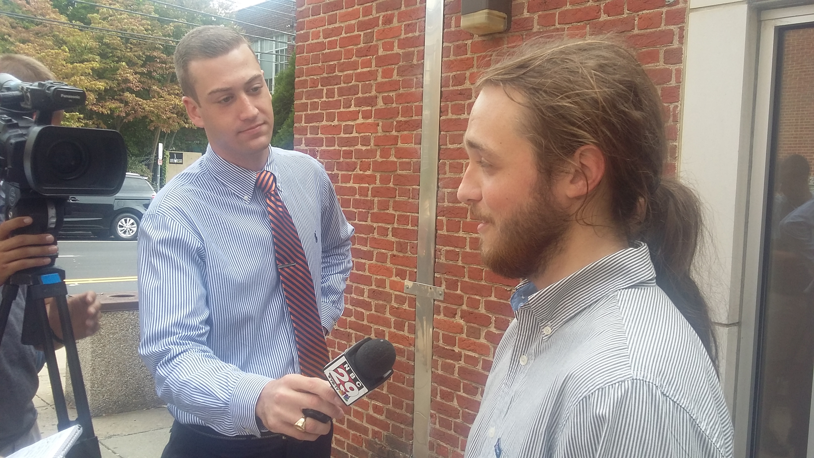 Five defendants appear in court on charges filed during Unite the Right, news conference next day