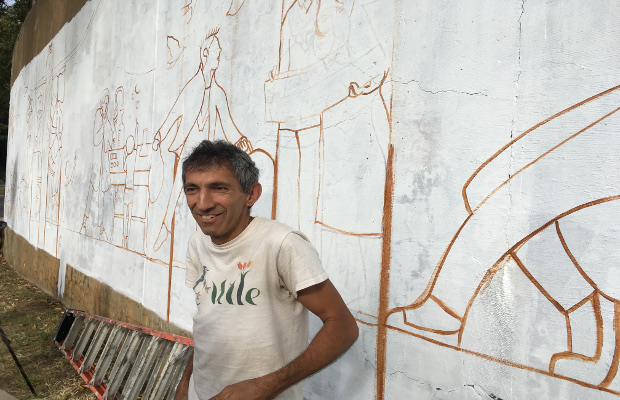 Chicho Lorenzo | Barracks Road Mural