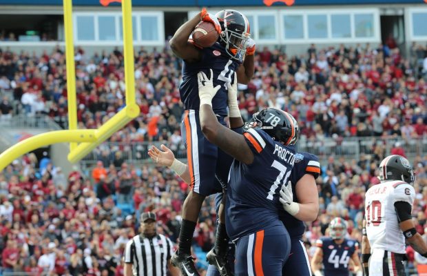 Bronco Mendenhall following the Belk Bowl win