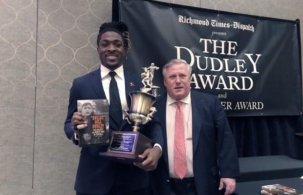 Bryce Perkins wins the Dudley Award