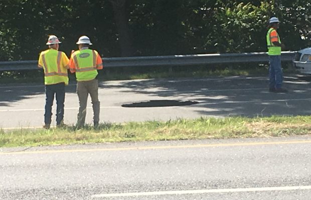 Sinkhole Opens on Rt. 29 North | VDOT’s Lou Hatter