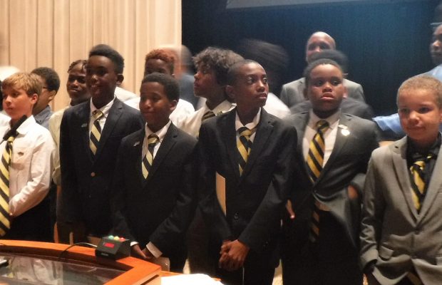 Dr. Bernard Hairston and Mohammed Alagib