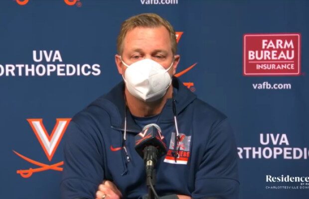 Bronco Mendenhall discusses the FSU cancellation and ACC COVID Policy