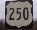 250 route sign