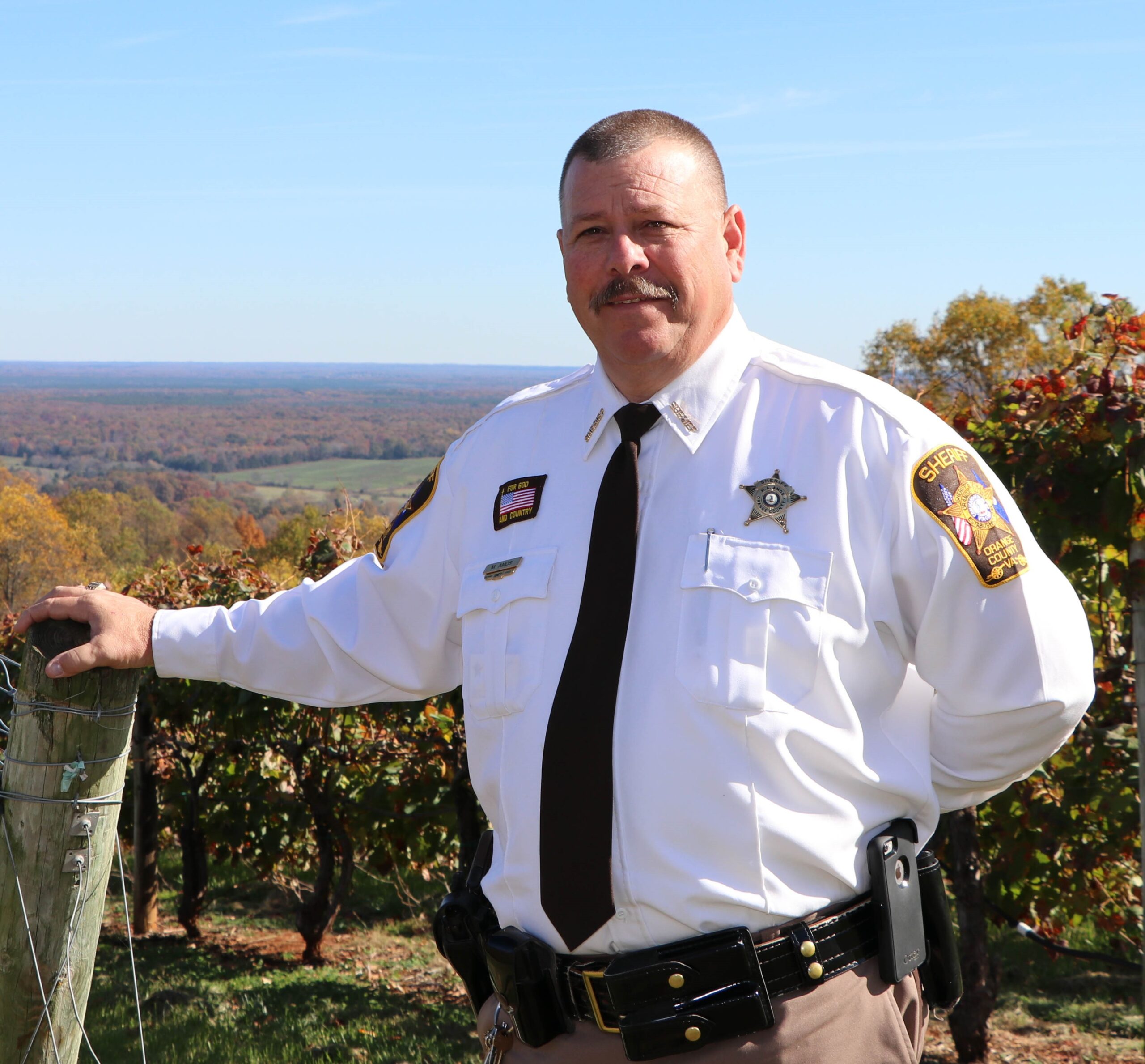 Orange County Sheriff Mark Amos retiring Orange County Sheriff Mark Amos retiring