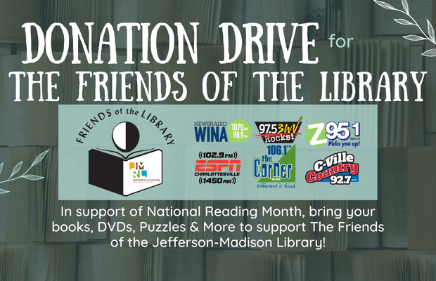 Book Drive for the Friends of the Library