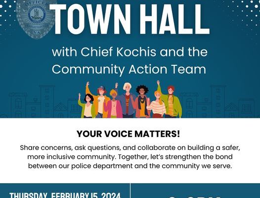 CPD Chief Michael Kochis and Community Action Team Member Denise Tarver with Sergeant Eric Thomas CPD Chief Michael Kochis and Community Action Team Member Denise Tarver with Sergeant Eric Thomas
